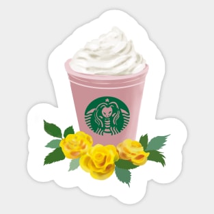 Pink Frap from Snekbucks Sticker